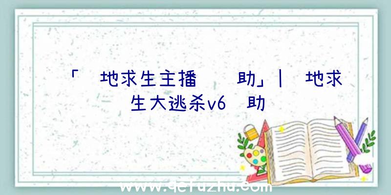 「绝地求生主播级辅助」|绝地求生大逃杀v6辅助